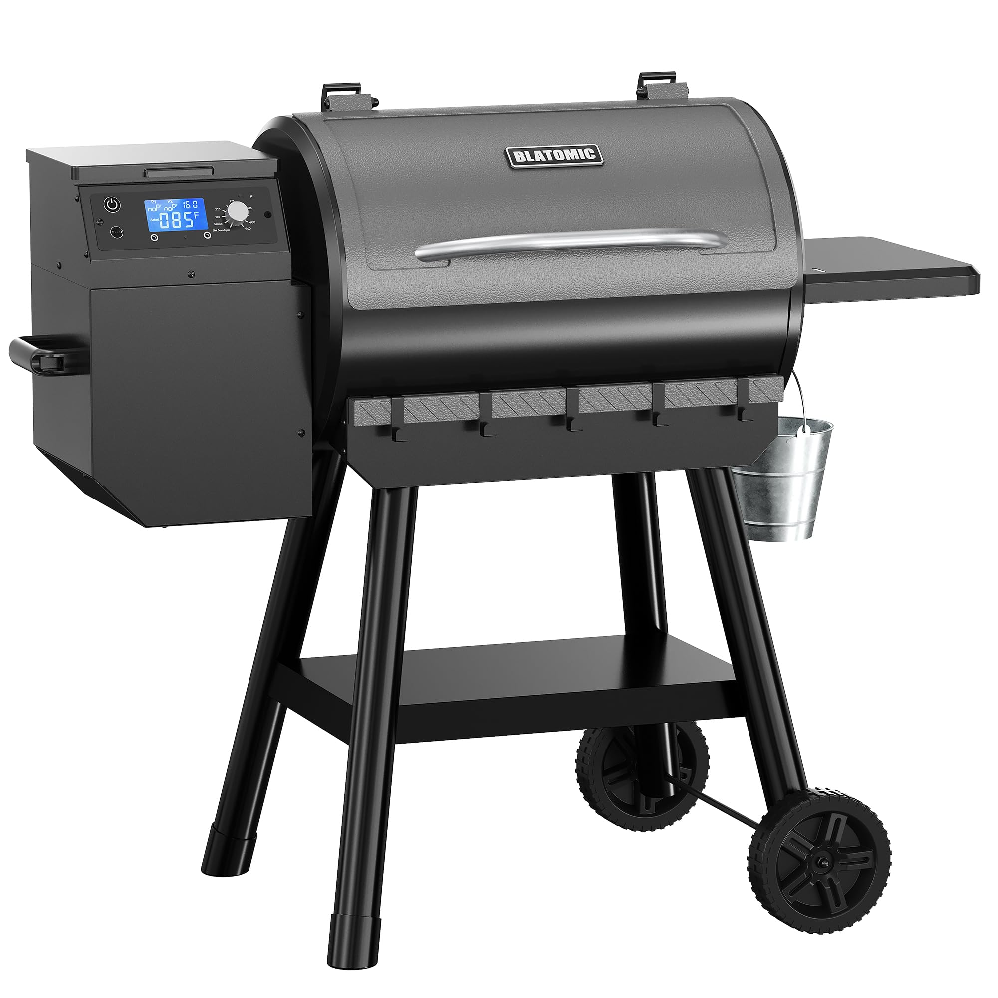 Amazon.com : Blatomic LCD Control Wood Pellet Smoker Grill, 456 SQ